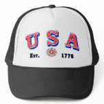 USA IAFF LIGHT TRUCKER HAT