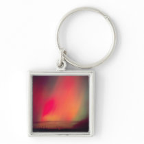 USA, Idaho. Aurora borealis, northern lights at Key Chains