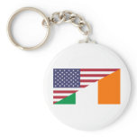 USA/Ireland Flag keychains