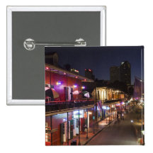USA, Louisiana, New Orleans. French Quarter, Pinback Button