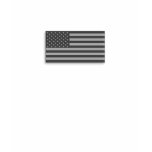 USA Low Visibility American Flag Camo Grey Women's t-shirts