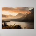 USA, Montana, Glacier National Park. Sunrise Poster