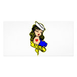 USA Navy Pinup Girl photo cards