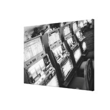 USA, Nevada, Las Vegas: Casino Slot Machines / Stretched Canvas Prints