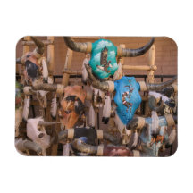 USA, New Mexico, Santa Fe: Downtown Santa Fe, Vinyl Magnets