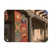 USA, New Mexico, Taos: Navaho Rug Gallery Kit Rectangular Magnets