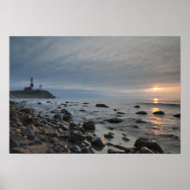 USA, New York, East Hampton. Montauk Point Poster