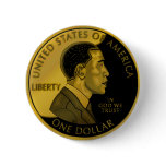 USA Obama Coin Button