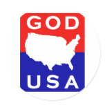 USA - "One Nation Under God" stickers