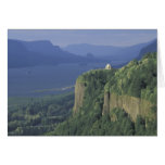 USA, Oregon, Columbia River Gorge NSA. View of cards