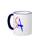 USA PAINT SPLATTER DESIGN mugs