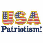 USA Patriotism Logo W1 embroidered shirts