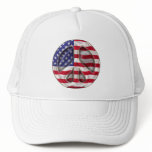 USA Peace Flag Mesh Hat