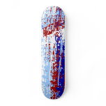 USA Red White and Blue Splash skateboards