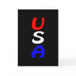 USA Red, White & Blue Card