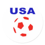usa retro soccer t shirt stickers