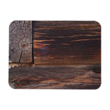 USA, Salmon, Idaho, Log Cabin Vinyl Magnets