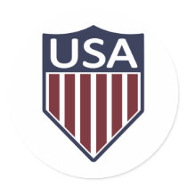 USA Soccer 1950 Round Sticker