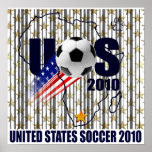 USA soccer Africa stars and stripes Print