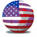 USA Soccer Ball photo sculptures