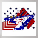 USA soccer Bicycle kick futbol lovers gifts posters