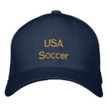 USA Soccer Cap for United States futbol fans Embroidered Baseball Cap