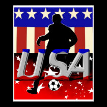 USA Soccer Poster posters