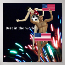 USA Soccer Poster
