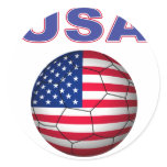 USA soccer T-Shirt stickers