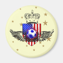 USA soccer t-shirts and gifts Refrigerator Magnet