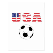 USA Soccer World Cup South Africa  2010 Post Card