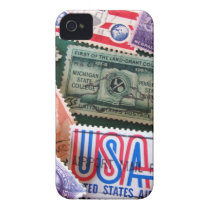 USA Stamp Collage iPhone 4/4S Case-Mate Case-mate Iphone 4 Cases