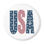 USA Stars and Stripes Magnet