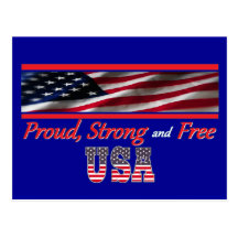 USA Strong Post Cards