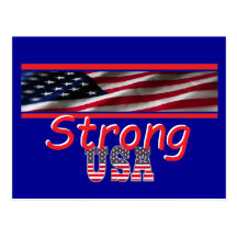 USA Strong Post Cards