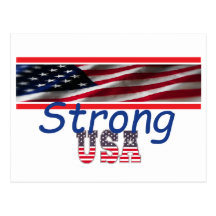 USA Strong Postcards