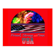 USA Strong Postcards