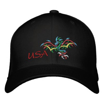 USA SUN DRAGON EMBROIDERED HAT USA SUN DRAGON EMBROIDERED HAT