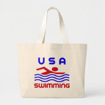 USA SWIMMING TOTE BAGS