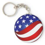 USA Swirl keychain