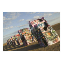 USA, TEXAS, Panhandle Area, Amarillo: Cadillac Photographic Print