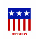 USA-Three Star American Flag t-shirts