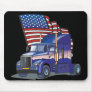 USA Truck Driver Mouse Mat