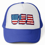 USA Trucker cap hats