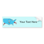USA United States America Vintage Travel Souvenir bumper stickers