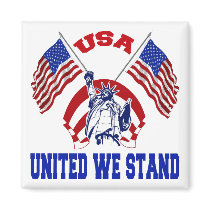 USA UNITED WE STAND MAGNET