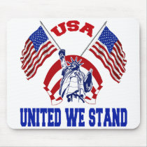 USA UNITED WE STAND MOUSE PADS