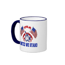 USA UNITED WE STAND MUG