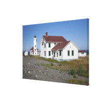 USA, Washington, Port Townsend, Point Wilson Gallery Wrapped Canvas
