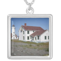USA, Washington, Port Townsend, Point Wilson Personalized Necklace